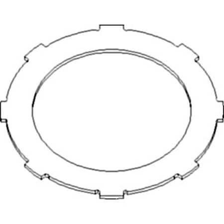 Aftermarket 1285974C1 New Brake Plate Fits Case-IH Combine Models 2144 2155 2166 + COO50-0001